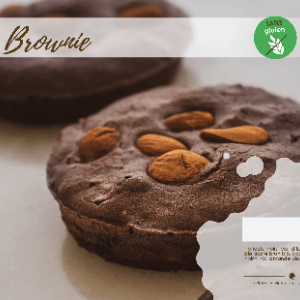 Brownie au chocolat sans gluten sans lactose - 1 part (env 85g)